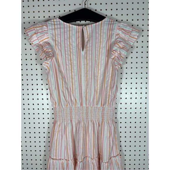 Vineyard Vines Performance Harbor Neon Rosa Smocked Mini Dress size XS - Picture 6 of 9